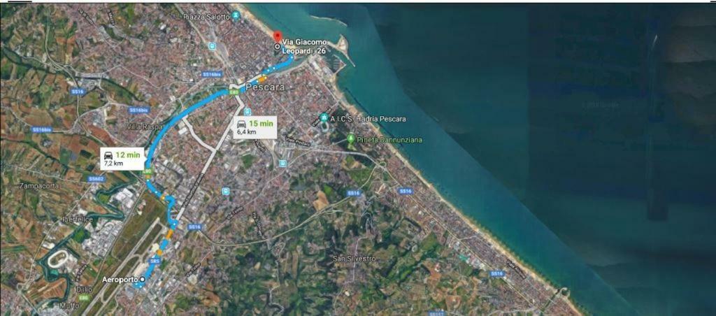 Monolocale Via Leopardi Hotel Pescara Kültér fotó